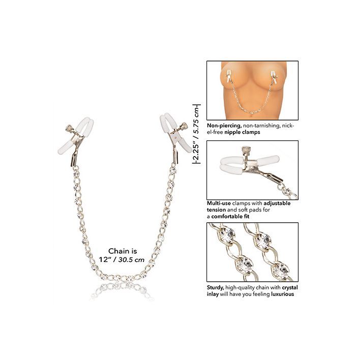 Crystal Nipple Clamps