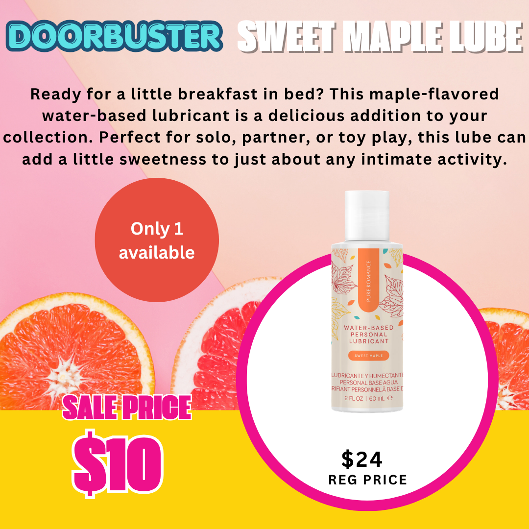 Water-Based Personal Lubricant - Sweet Maple Door Buster