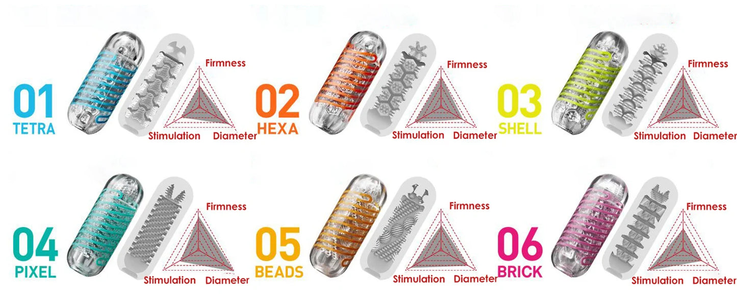 Tenga Spinner: DX 06 Brick Masturbation Sleeve