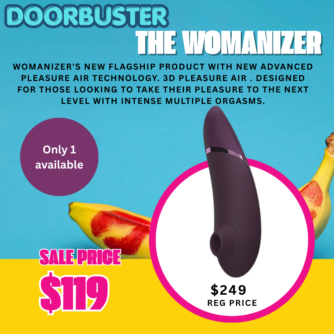 Womanizer Next 3D Climax Control Pleasure Air Door Buster