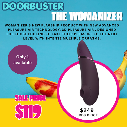 Womanizer Next 3D Climax Control Pleasure Air Door Buster
