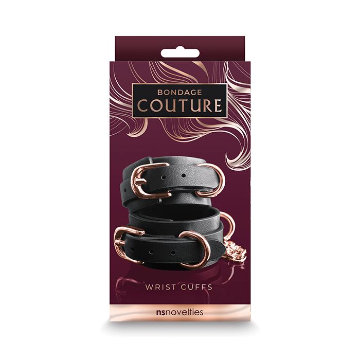 Bondage Couture Cuffs - Black